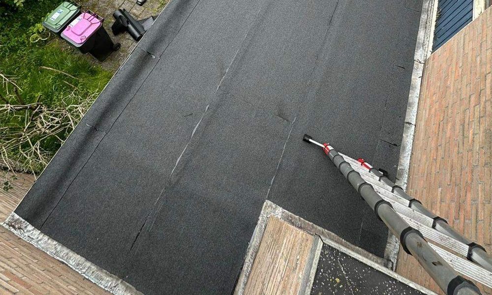 Dakisolatie toegevoegd aan plat dak in Haarlem