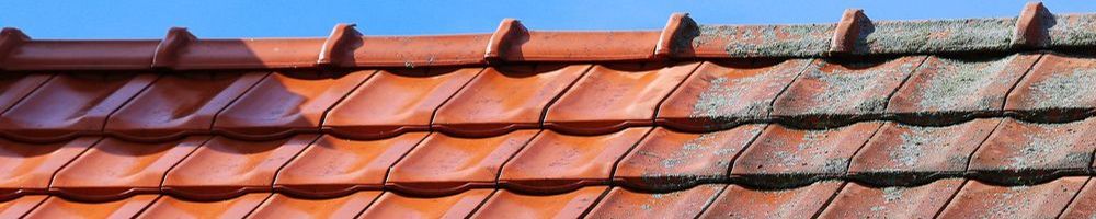 Verschillen in dakpannen na het reinigen ervan